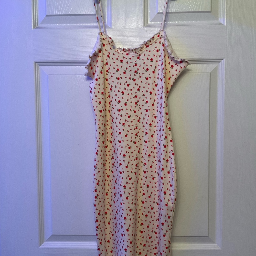 Floral Spaghetti Strap Dress